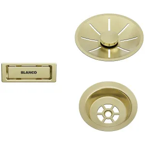 Blanco InFino Waste Kit for Single Bowl Satin Gold 203476 by Blanco, a Kitchen Sinks for sale on Style Sourcebook