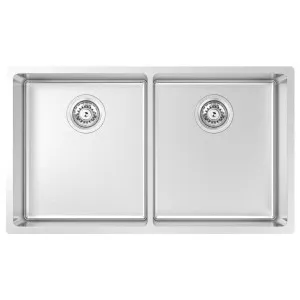Abey Montego Double Bowl Sink MOA360D by Abey, a Kitchen Sinks for sale on Style Sourcebook