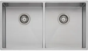Oliveri Spectra Double Bowl Topmount Sink SB63SS by Oliveri, a Kitchen Sinks for sale on Style Sourcebook