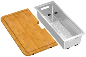 Abey Bamboo Cutting Board and Colander Set CBB380W by Abey, a Kitchen Sinks for sale on Style Sourcebook