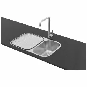 Abey Nu Queen 180 Sink & Tap Pack with Square Neck Kitchen Mixer Tap NQ180T11 by Abey, a Kitchen Sinks for sale on Style Sourcebook