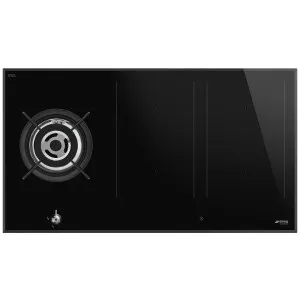 Smeg 90cm Gas / Induction Classic Natural Gas Cooktop SAIG3953B by Smeg, a Cooktops for sale on Style Sourcebook