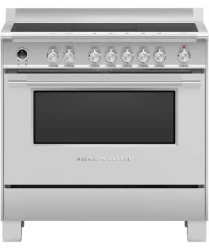 Fisher & Paykel 90cm Series 9 Classic Freestanding Induction Oven Stainless Steel OR90SCI6X1 by Fisher & Paykel, a Cooktops for sale on Style Sourcebook