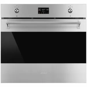 Smeg 76cm Stainless Steel Classic Pyrolytic Oven SOPA3302TPX by Smeg, a Ovens for sale on Style Sourcebook