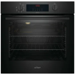 Chef 60cm Electric Built-In Multi-Function Oven with Easy Pyro Clean CVEP614DB by Chef, a Ovens for sale on Style Sourcebook