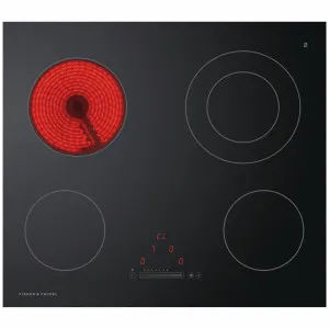 Fisher & Paykel Series 5 60cm Electric Cooktop Black Glass CE604DTB1 by Fisher & Paykel, a Cooktops for sale on Style Sourcebook