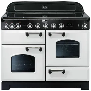 Falcon 110cm Classic Deluxe Freestanding Induction Oven/Stove White - Special Order CDL110EIWHCH by Falcon, a Cooktops for sale on Style Sourcebook