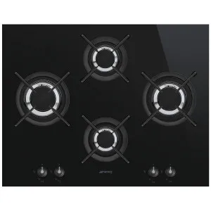 Smeg 65cm Linea 4 Burner Gas Cooktop PV164LCNAU by Smeg, a Cooktops for sale on Style Sourcebook