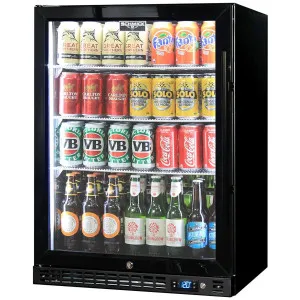 Schmick Under Bench Heated Glass Door Bar Fridge Left Hinged SK156L-B-HD by Schmick, a Refrigerators, Freezers for sale on Style Sourcebook