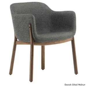 De La Espada Porto Dining Chair in Walnut Timber - Upholstery Range A - 388WA by De La Espada, a Chairs for sale on Style Sourcebook