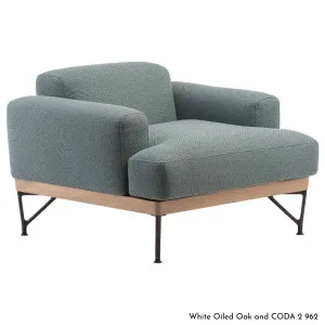 De La Espada Armstrong Armchair in Walnut Timber - Upholstery Range A - 386SWA by De La Espada, a Chairs for sale on Style Sourcebook