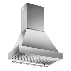 Bertazzoni Heritage Series 90cm Wall Mount Rangehood Stainless Steel K90HERTX-KC36HERTAV by Bertazzoni, a Rangehoods for sale on Style Sourcebook