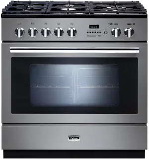 Falcon 90cm Professional FXP Freestanding Dual Fuel Pyrolytic Oven/Stove Stainless Steel and Chrome PROP90FXPDFSSCH by Falcon, a Cooktops for sale on Style Sourcebook
