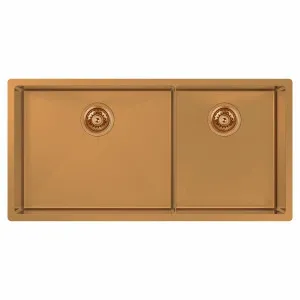 Abey Piazza 1 and 3/4 Square Bowl Sink Copper CR500DCO by Abey, a Kitchen Sinks for sale on Style Sourcebook