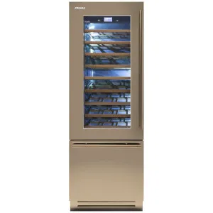 Fhiaba 75cm Classic Wine Cellar and Wine Drawer Left Hinge Pearl Silver KS7490TWT3AM2DH by Fhiaba, a Wine Fridges for sale on Style Sourcebook