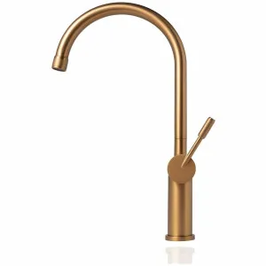Titan Gooseneck Kitchen Mixer Tap Model 2 Brass TTBR2 by Titan, a Kitchen Taps & Mixers for sale on Style Sourcebook