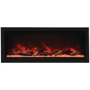 Remii 55 Inch Extra Tall Indoor Built-In Electric Fireplace with Black Steel Surround 102755-XT by Remii, a Heaters for sale on Style Sourcebook