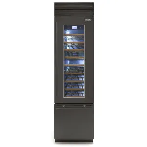 Fhiaba 60cm X-Pro Wine Cellar with Beverage Drawer Right Hinge - Satin Steel XS5990TWT6AM4DH by Fhiaba, a Wine Fridges for sale on Style Sourcebook