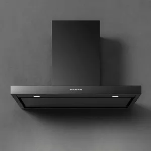 Falmec 90cm Plane NRS Matte Black Canopy Rangehood F5PN90B1 by Falmec, a Rangehoods for sale on Style Sourcebook