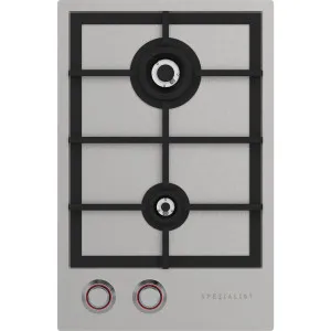 Spezialist 34cm 2 Burner Gas Cooktop With SS Inset Surface S30342SSNG by Spezialist, a Cooktops for sale on Style Sourcebook