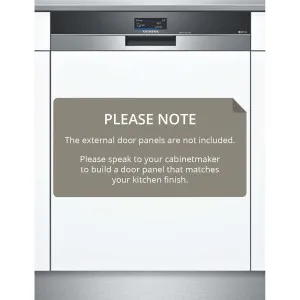 Siemens IQ700 Semi-Integrated Dishwasher with HomeConnect SX57HS01DA by Siemens, a Dishwashers for sale on Style Sourcebook