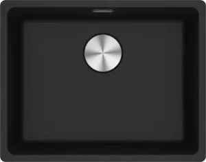 Franke Maris 520mm Single Bowl Flushmount Sink Onyx MRG210-52ON-B by Franke, a Kitchen Sinks for sale on Style Sourcebook
