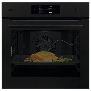 AEG 60cm 8000 Series SteamPro Built-In Combi-Steam Oven - Matte Black NBB8S731AT by AEG, a Ovens for sale on Style Sourcebook