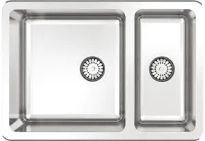 Abey Lago 1 and 1/3 Bowl Sink LG180 by Abey, a Kitchen Sinks for sale on Style Sourcebook