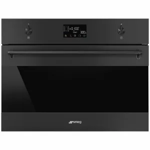 Smeg Compact 45cm Combi Microwave Oven Matte Black SOA4302M1N by Smeg, a Ovens for sale on Style Sourcebook