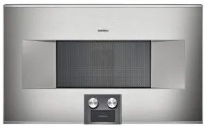 Gaggenau 76cm 400 Series Compact Built-In Combi-Microwave Oven Right Hinge 1000W BM484110 by Gaggenau, a Ovens for sale on Style Sourcebook