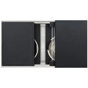 The Galley Ideal ThinTop Workstation 3S Graphite Wood Composite IWS-3-S-TT-GT by The Galley, a Kitchen Sinks for sale on Style Sourcebook