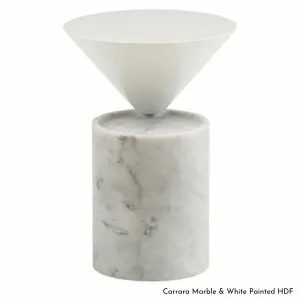 De La Espada Laurel Side Table - Marble Base 103SM by De La Espada, a Side Table for sale on Style Sourcebook
