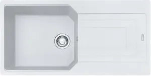 Franke Urban Fragranite 1000mm Single Bowl Topmount Sink Polar White UBG611-100PW by Franke, a Kitchen Sinks for sale on Style Sourcebook