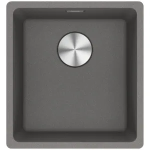 Franke Maris 370mm Single Bowl Undermount Sink with Extension Drainer Stone Grey MRG110-37SG-FPC by Franke, a Kitchen Sinks for sale on Style Sourcebook