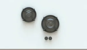 Pitt Bennett 2 Burner Natural Gas Cooktop Professional Brass BENNETT2PTNG by Pitt, a Cooktops for sale on Style Sourcebook