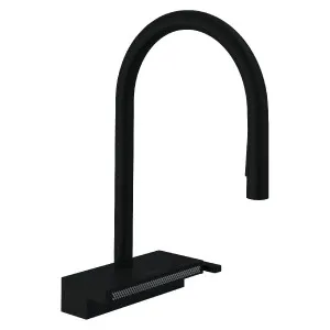 Hansgrohe Aquno Select M81 170 3jet Pull Out Sink Mixer - Matte Black 73831673 by Hansgrohe, a Kitchen Taps & Mixers for sale on Style Sourcebook