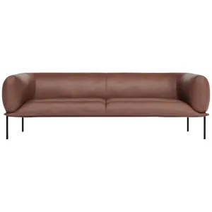 Molinari Rondo 3 Seater Max Sofa - Club Leather Brown RDO3SFML4C072 by Molinari, a Sofas for sale on Style Sourcebook