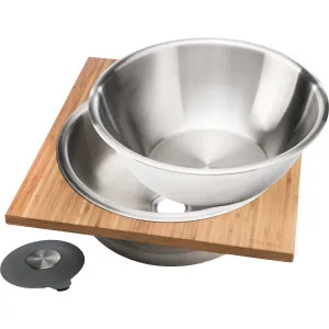 The Galley Wash & Serve Set - Bamboo WM-17-D-BA by The Galley, a Kitchen Sinks for sale on Style Sourcebook