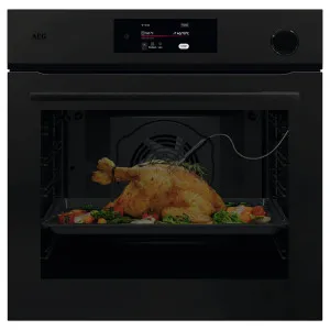 AEG 60cm 7000 Series Pyrolytic Built-In Combi-Steam Oven - Matte Black NBR7P731ST by AEG, a Ovens for sale on Style Sourcebook