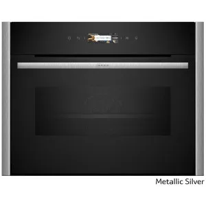 NEFF 45cm Compact Oven with Microwave Metallic Silver C29MR21Y0B-MS by NEFF, a Ovens for sale on Style Sourcebook