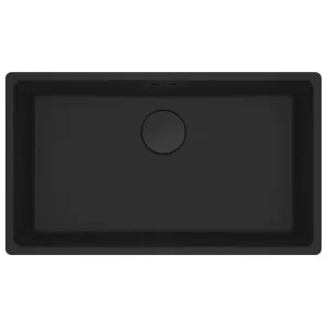 Franke Maris 720mm Single Bowl Topmount Sink with Extension Drainer Matte Black MRG610-72MBFPC by Franke, a Kitchen Sinks for sale on Style Sourcebook