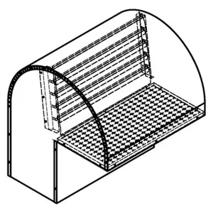 Qasair Back Draft Roof Cowl Triple Motor Ducting BDRC3 by Qasair, a Rangehoods for sale on Style Sourcebook
