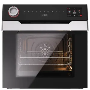 ILVE 60cm Panoramagic Series Built-in Oven Matte Black OV60PMT3MK by Ilve, a Ovens for sale on Style Sourcebook