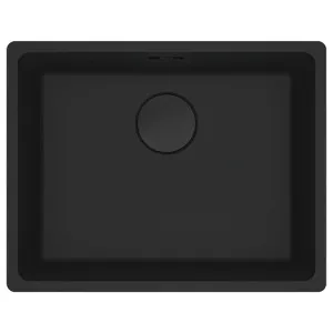 Franke Maris 520mm Single Bowl Topmount Sink with Extension Drainer Matte Black MRG610-52MBFPC by Franke, a Kitchen Sinks for sale on Style Sourcebook