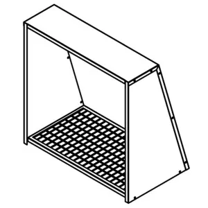 Qasair Wall Vent Cover 250 Square Twin Motor Ducting WVC250SQSS by Qasair, a Rangehoods for sale on Style Sourcebook