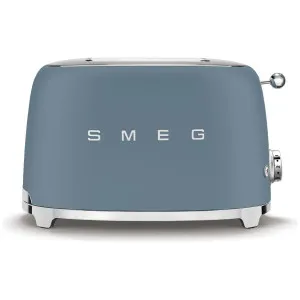 Smeg 50s Retro Style Storm Blue 2 Slice Toaster TSF01SBMAU by null, a Small Kitchen Appliances for sale on Style Sourcebook