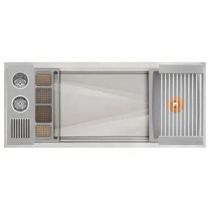 The Galley Ideal WashStation 4S Wash Kit Gray Resin IWA-4-S-GR by The Galley, a Kitchen Sinks for sale on Style Sourcebook