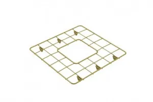 Turner Hastings Cuisine 46 x 46 Brushed Brass Grid CU461SSG-BB by Turner Hastings, a Kitchen Sinks for sale on Style Sourcebook