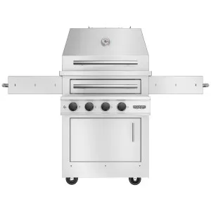 Kalamazoo Hybrid Fire K500 Freestanding Grill Marine-Grade Stainless Steel LPG K500HT22AULPCYLM6 by null, a BBQs for sale on Style Sourcebook