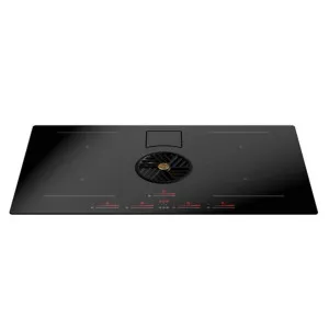 Bertazzoni 800mm Schott Glass Induction Downdraft 4 Zones Black P804ICH2M37NT by Bertazzoni, a Cooktops for sale on Style Sourcebook
